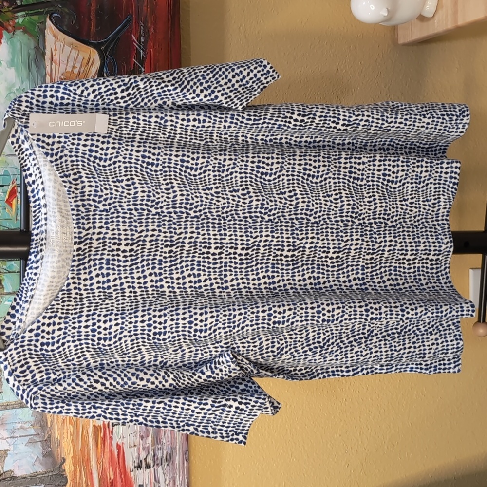 CHICO'S TOP 3P NWT